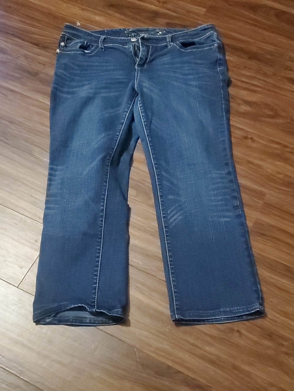 Seven7 Indigo Bootcut Stretch Jeans